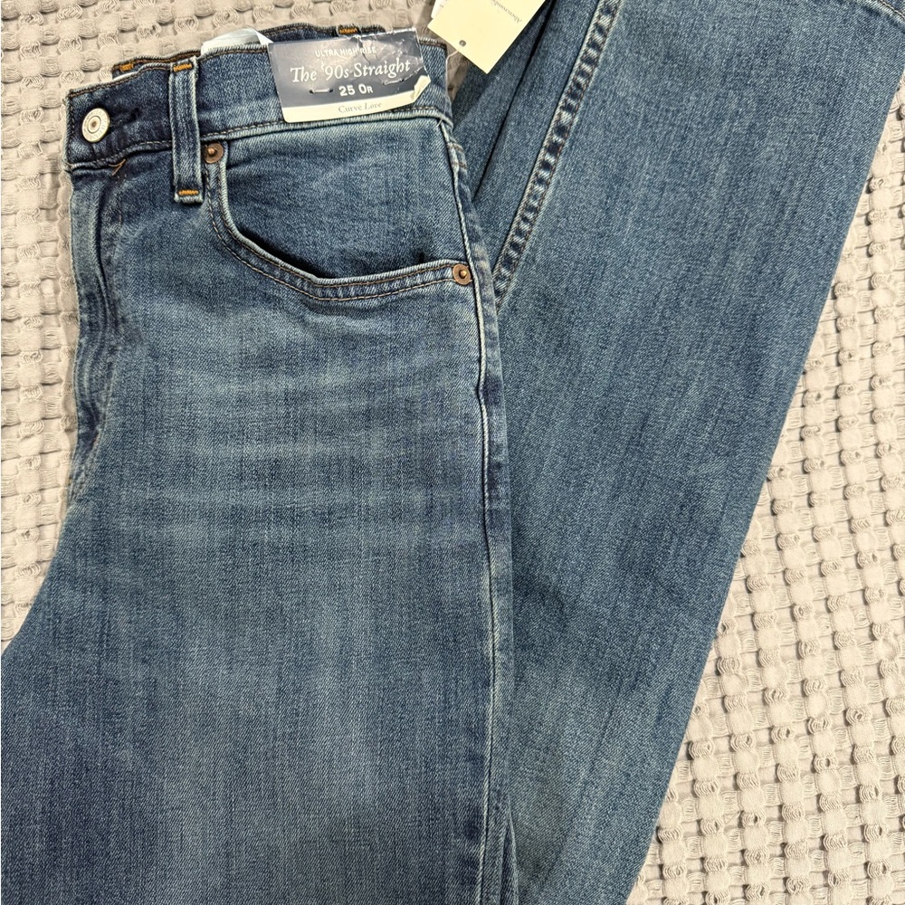 Abercrombie & Fitch Straight Leg High Rise  Women's Jeans size 25 O